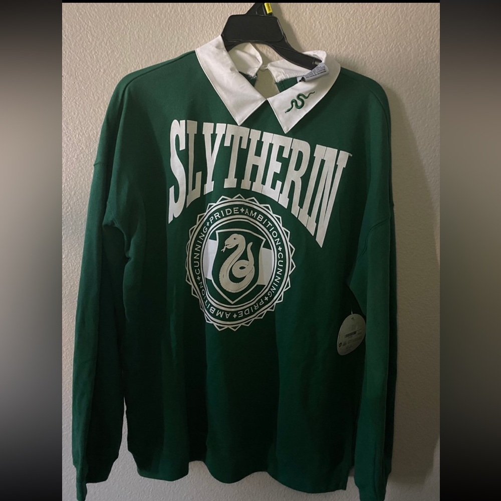 Slytherin Green Long Sleeve Shirt NEVER WORN